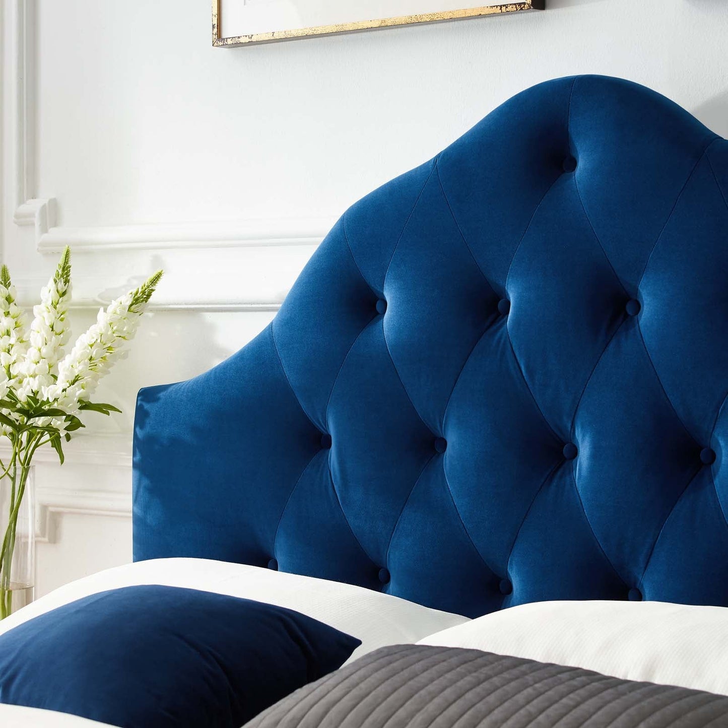 Modway Sovereign Queen Diamond Tufted Performance Velvet Headboard | Headboards | Modishstore-15