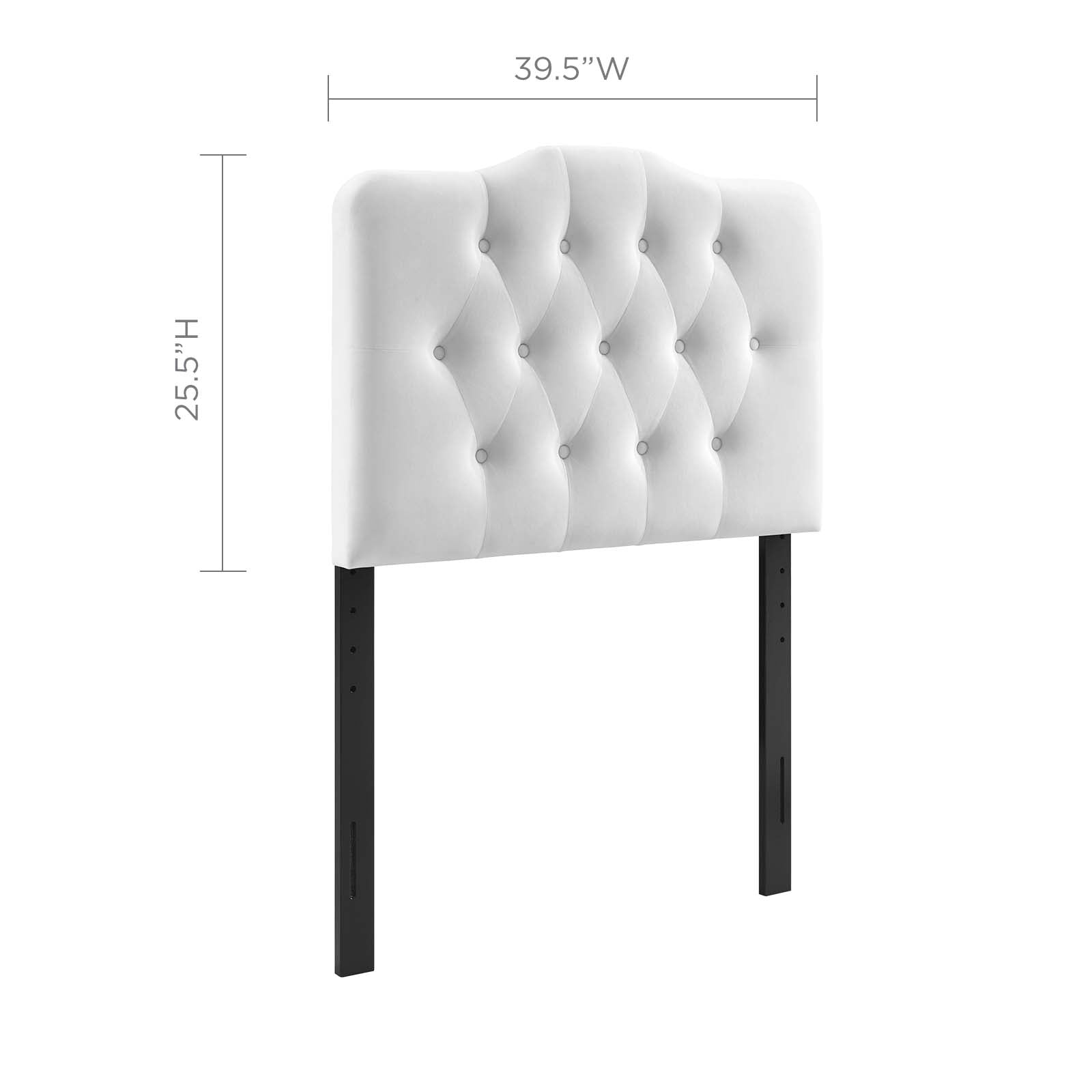 Annabel Twin Diamond Tufted Performance Velvet Headboard By Modway - MOD-6126 | Headboards - 10