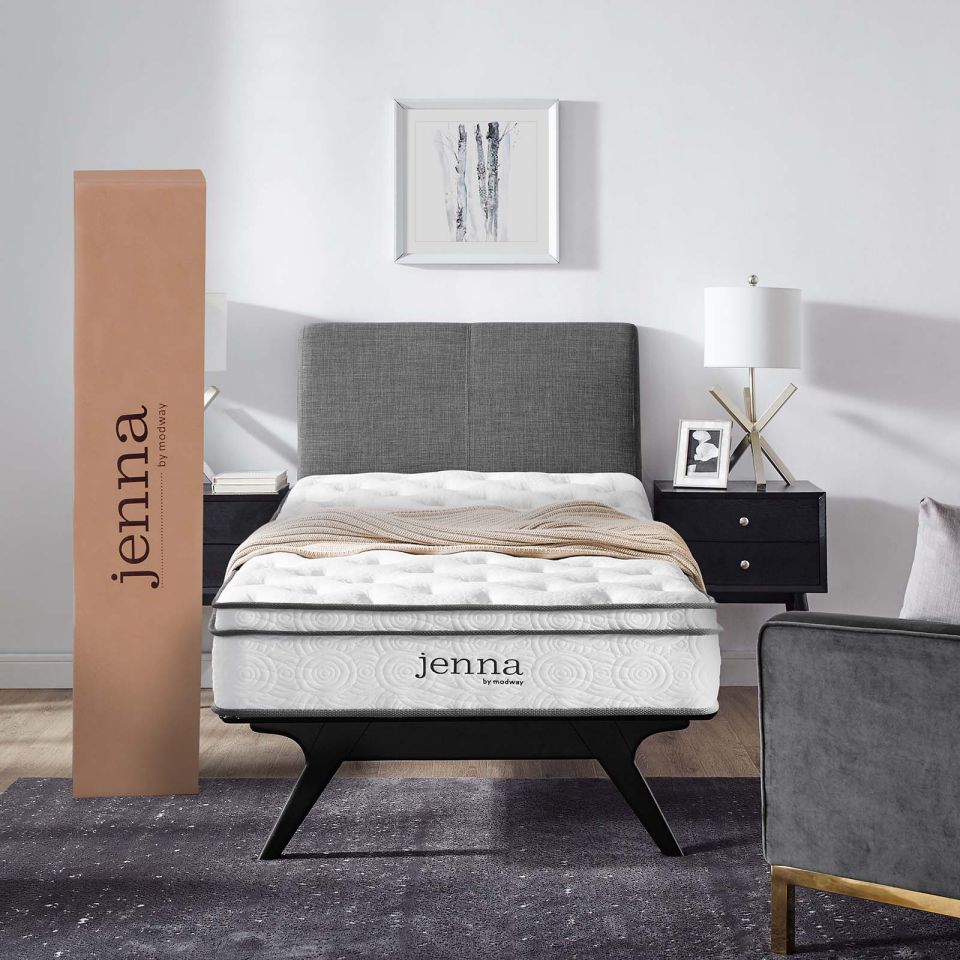 Modway Jenna 8" Narrow Twin Innerspring Mattress | Mattresses