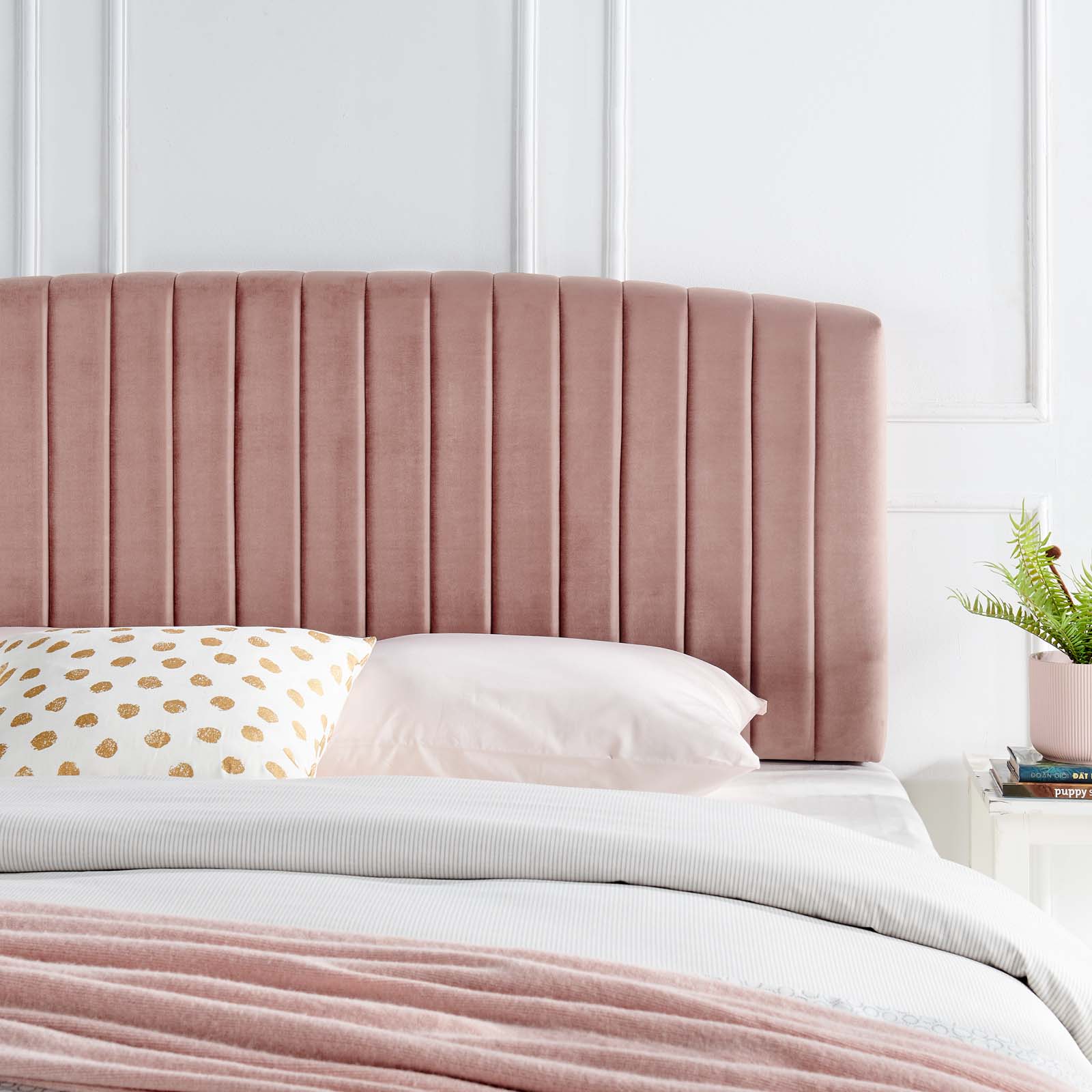 Modway Rebecca Performance Velvet Twin Headboard | Headboards | Modishstore-15