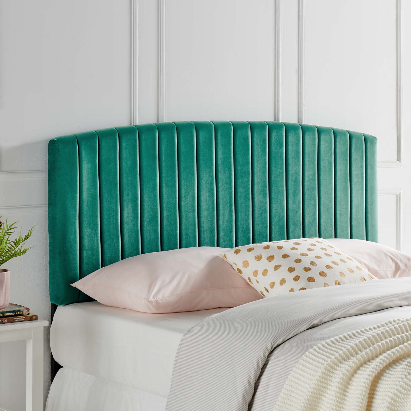 Modway Rebecca Performance Velvet Twin Headboard | Headboards | Modishstore-24