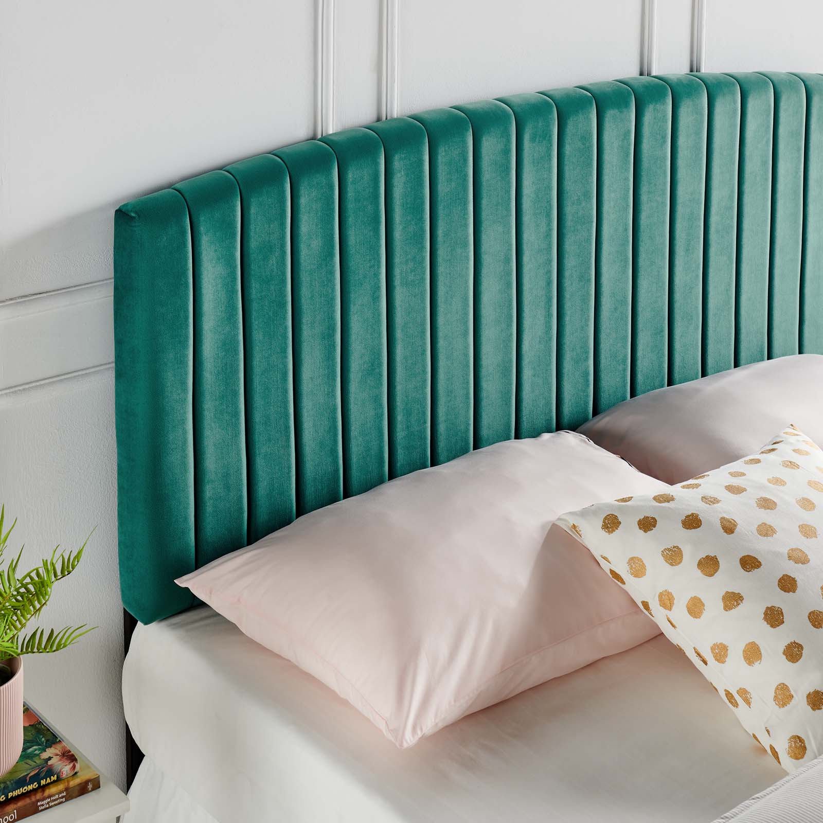 Modway Rebecca Performance Velvet Twin Headboard | Headboards | Modishstore-30