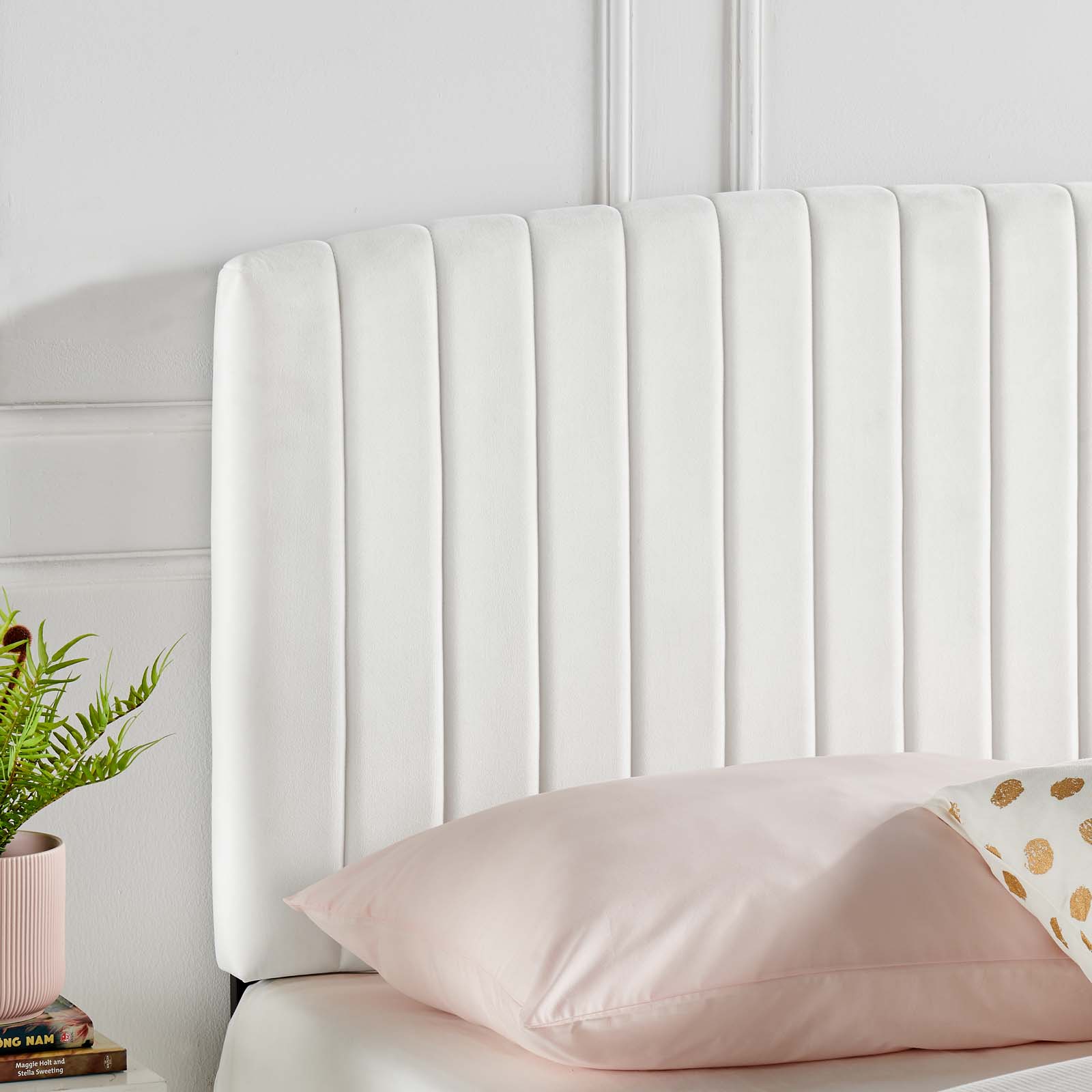 Modway Rebecca Performance Velvet Twin Headboard | Headboards | Modishstore-37