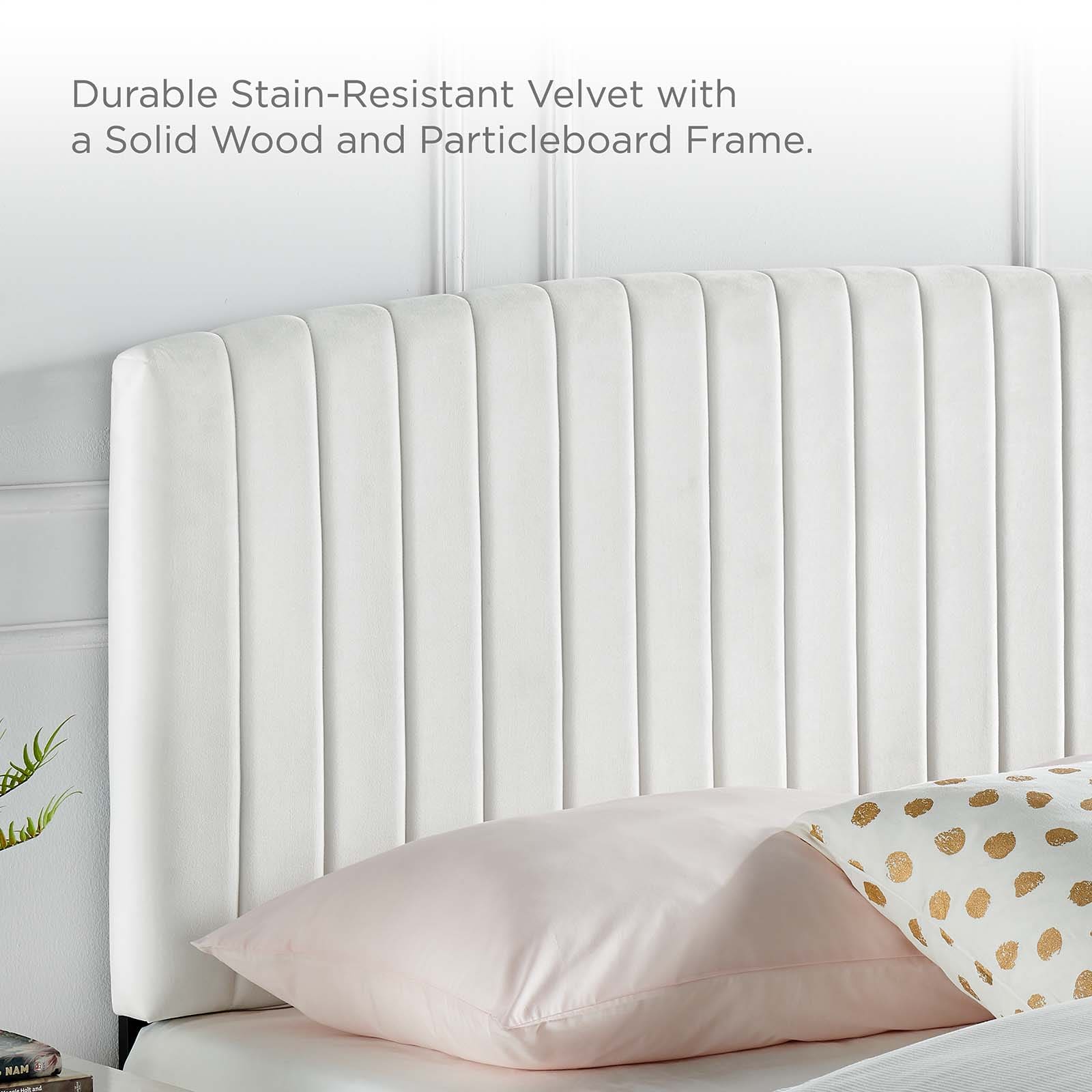 Modway Rebecca Performance Velvet Full / Queen Headboard | Headboards | Modishstore-38