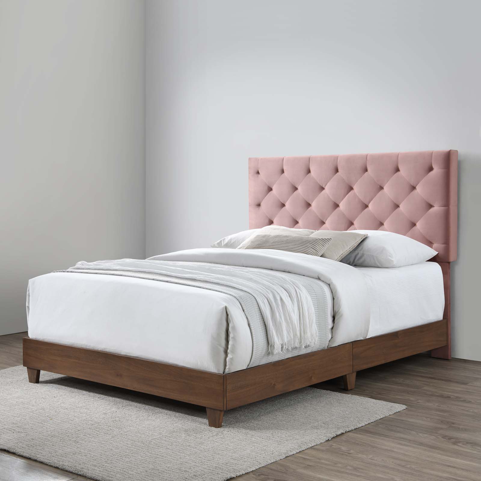 Modway Rhiannon Diamond Tufted Upholstered Performance Velvet Queen Bed | Beds | Modishstore-6