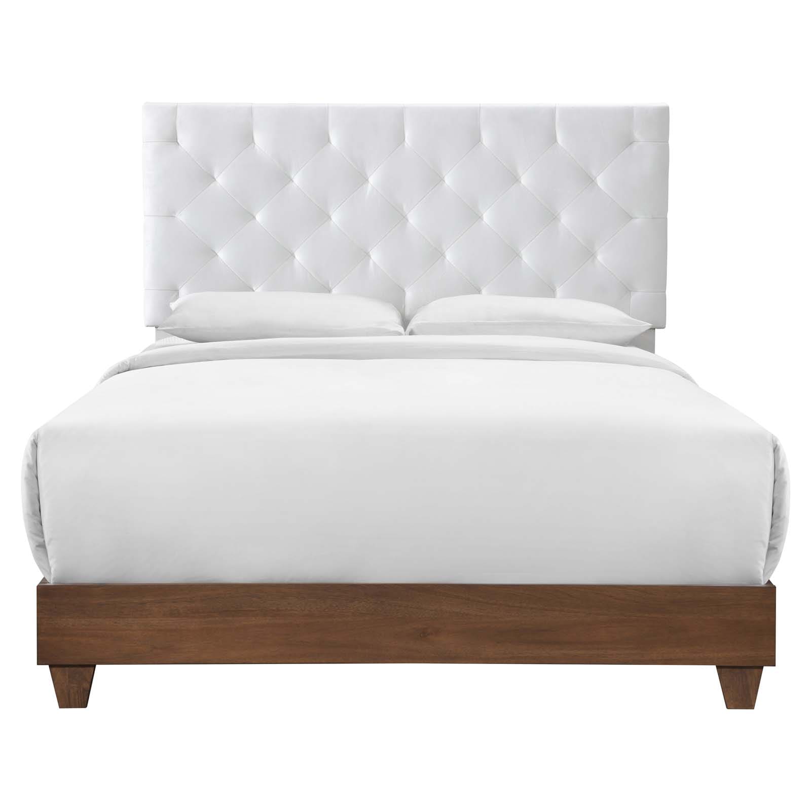 Modway Rhiannon Diamond Tufted Upholstered Performance Velvet Queen Bed | Beds | Modishstore-12