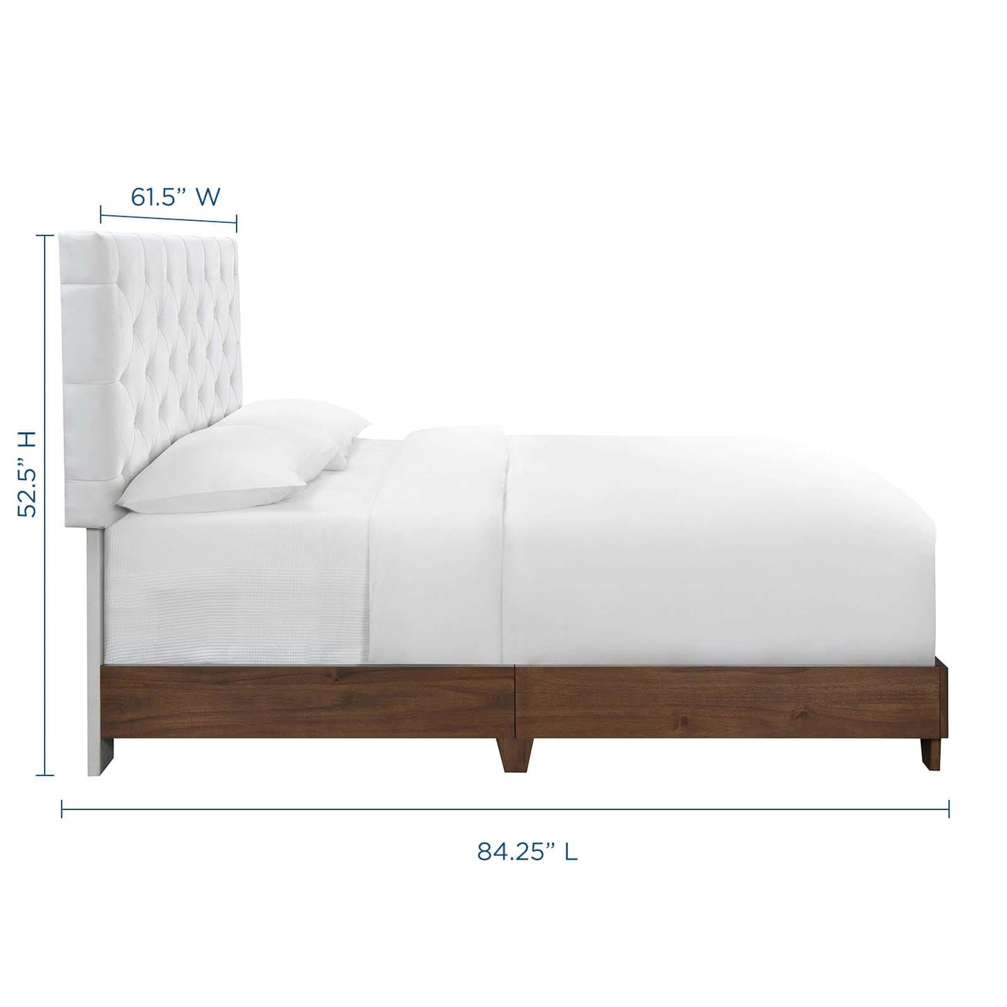 Modway Rhiannon Diamond Tufted Upholstered Performance Velvet Queen Bed | Beds | Modishstore-13