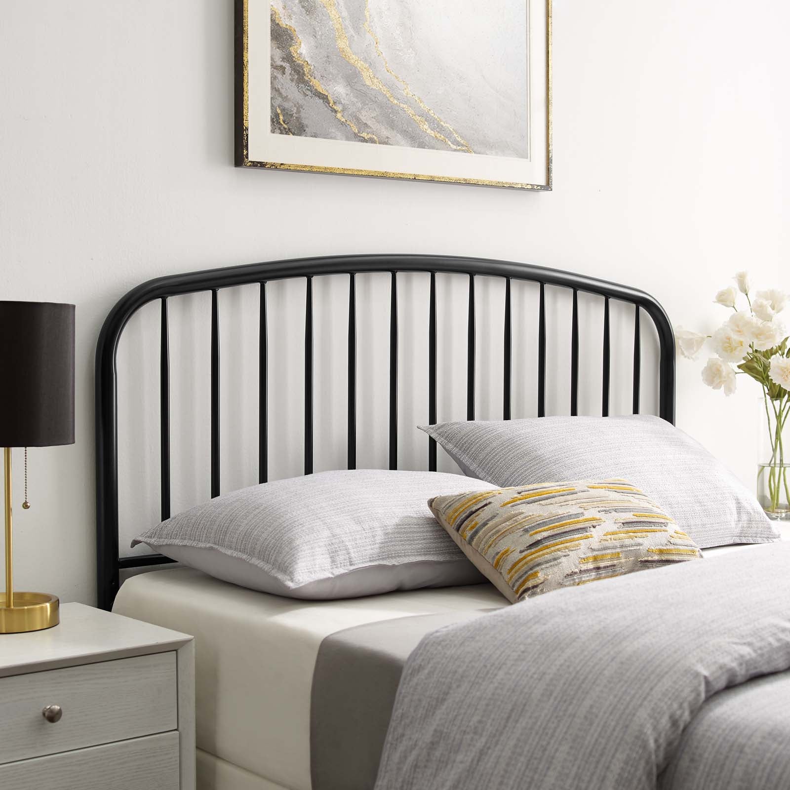 Nova Twin Metal Headboard By Modway - MOD-6148 | Headboards | Modishstore