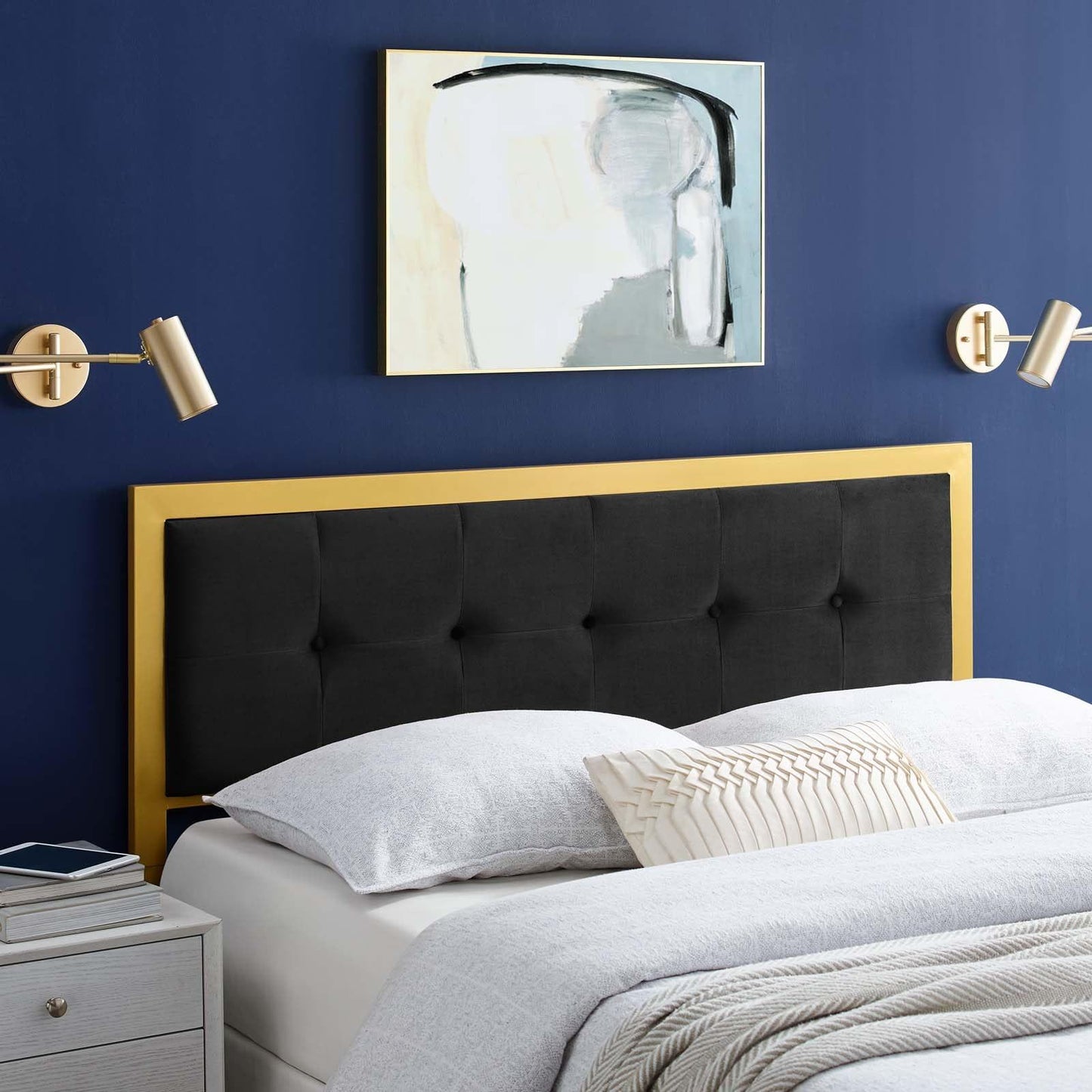 Modway Teagan Tufted Twin Performance Velvet Headboard | Headboards | Modishstore