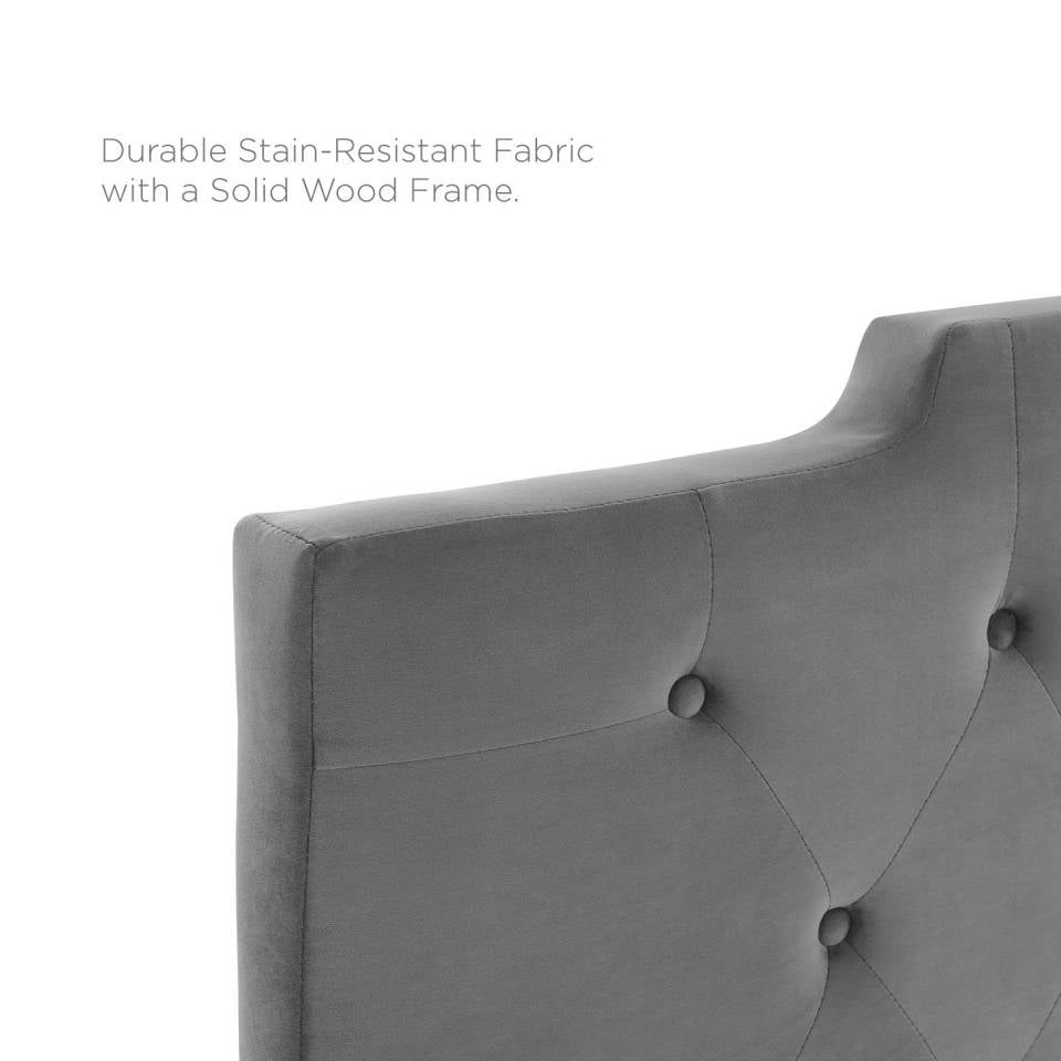 Modway Juliet Tufted Twin Performance Velvet Headboard | Headboards | Modishstore-5