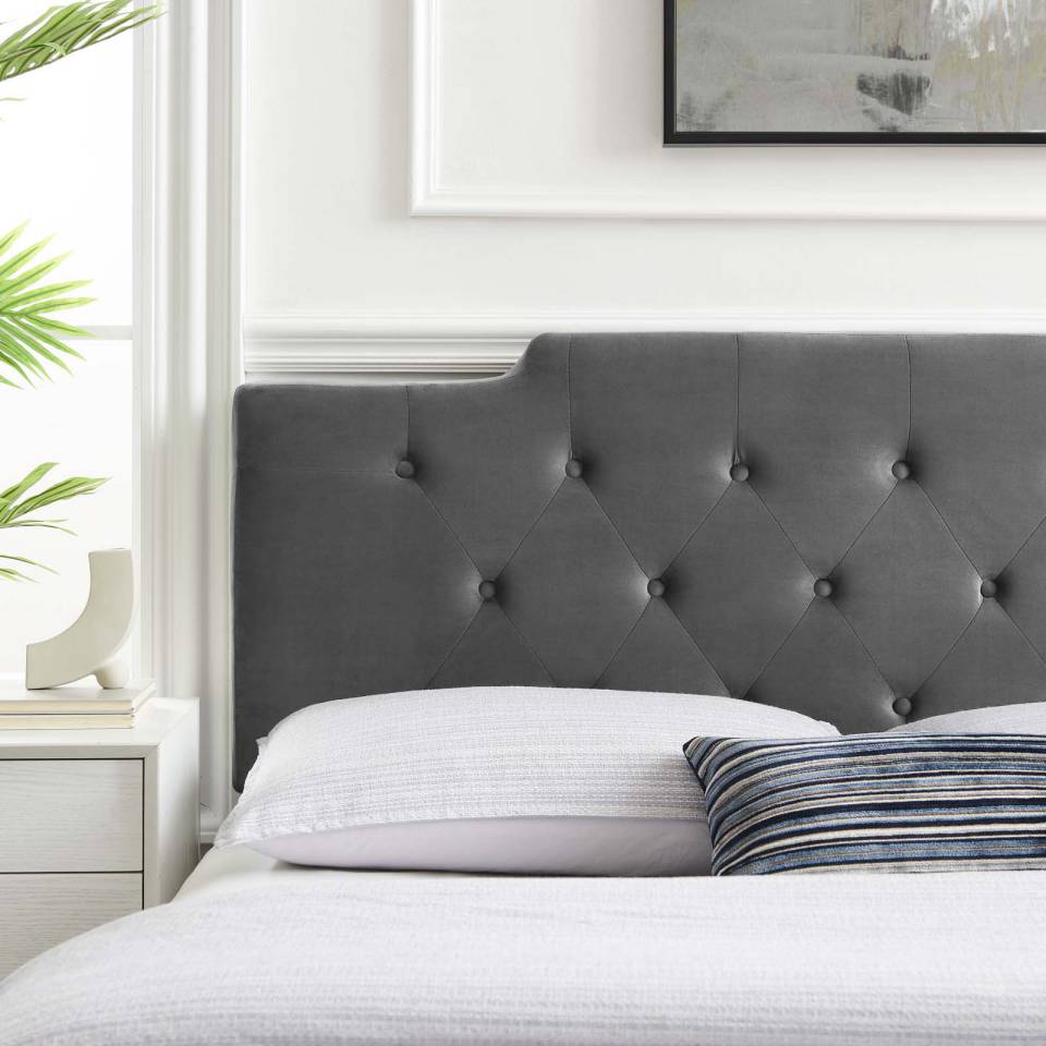 Modway Juliet Tufted Twin Performance Velvet Headboard | Headboards | Modishstore-7