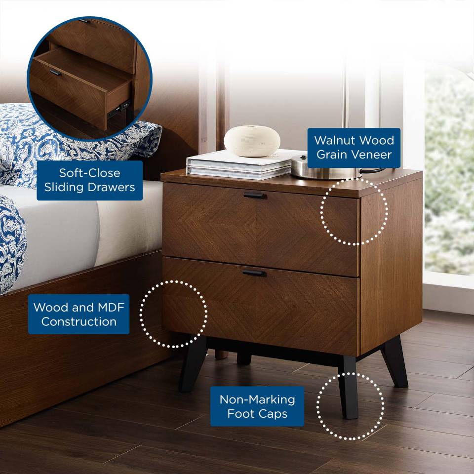Modway Kali Wood Nightstand | Nightstands | Modishstore-8