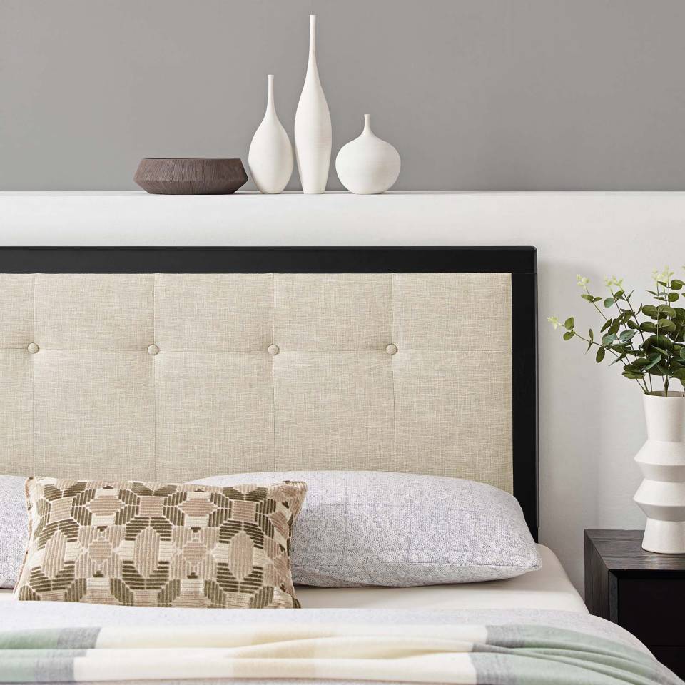 Modway Draper Tufted King Fabric and Wood Headboard | Headboards | 