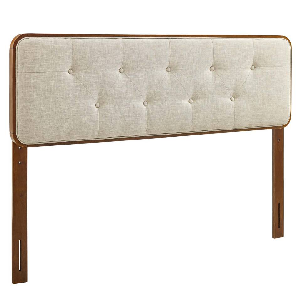 Modway Collins Tufted Queen Fabric and Wood Headboard | Headboards | 