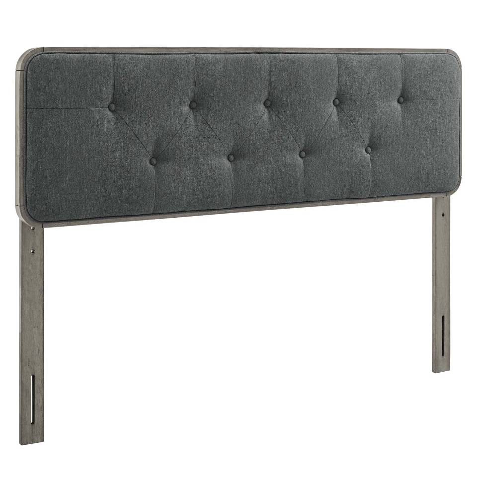Modway Collins Tufted King Fabric and Wood Headboard | Headboards | 