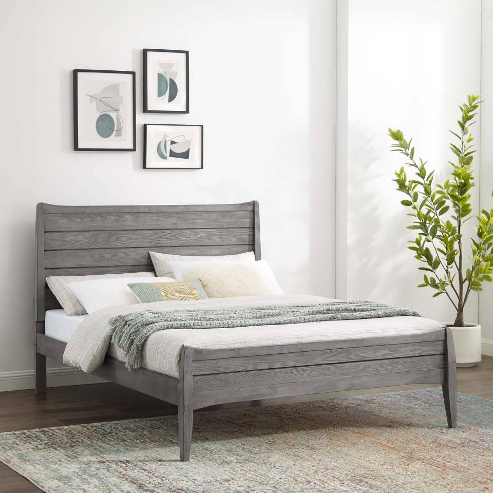 Modway Georgia Queen Wood Platform Bed | Beds | 