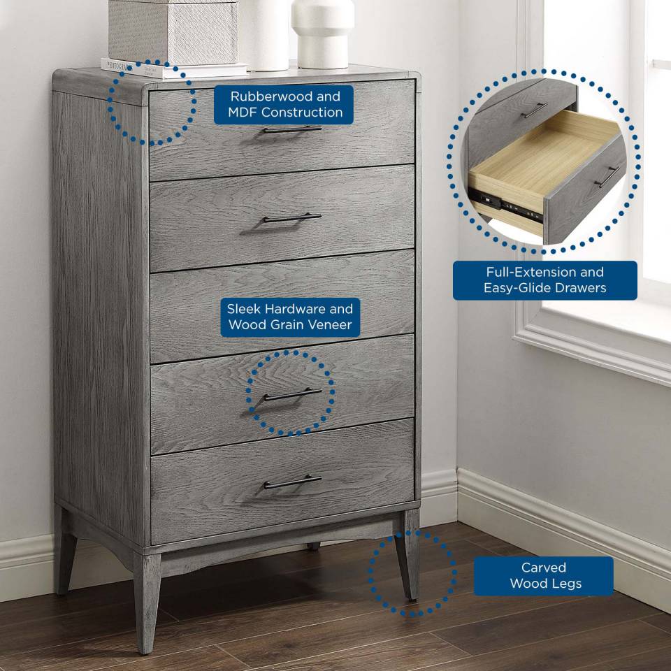 Modway Georgia Wood Chest | Drawers | 
