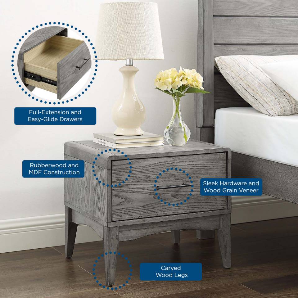 Modway Georgia Wood 	Nightstand | Nightstands | 
