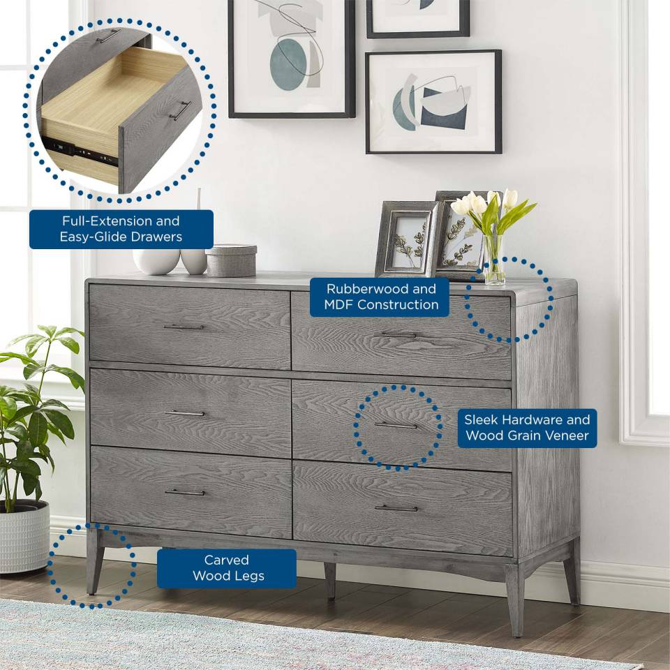 Modway Georgia Wood Dresser | Dressers | 