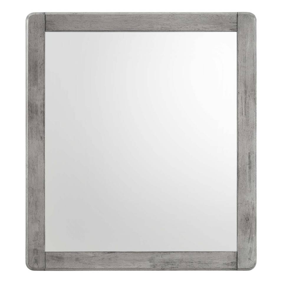 Modway Georgia Wood Mirror | Mirrors | 