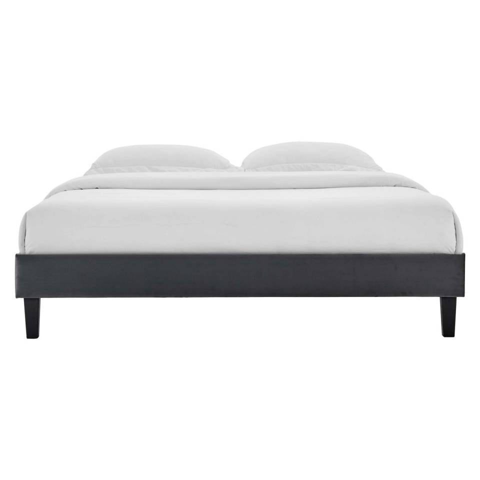 Modway Reign Full Performance Velvet Platform Bed Frame | Beds | Modishstore-4