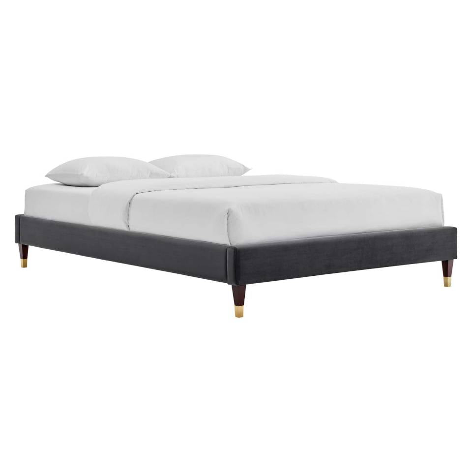 Modway Harlow Full Performance Velvet Platform Bed Frame |  | 