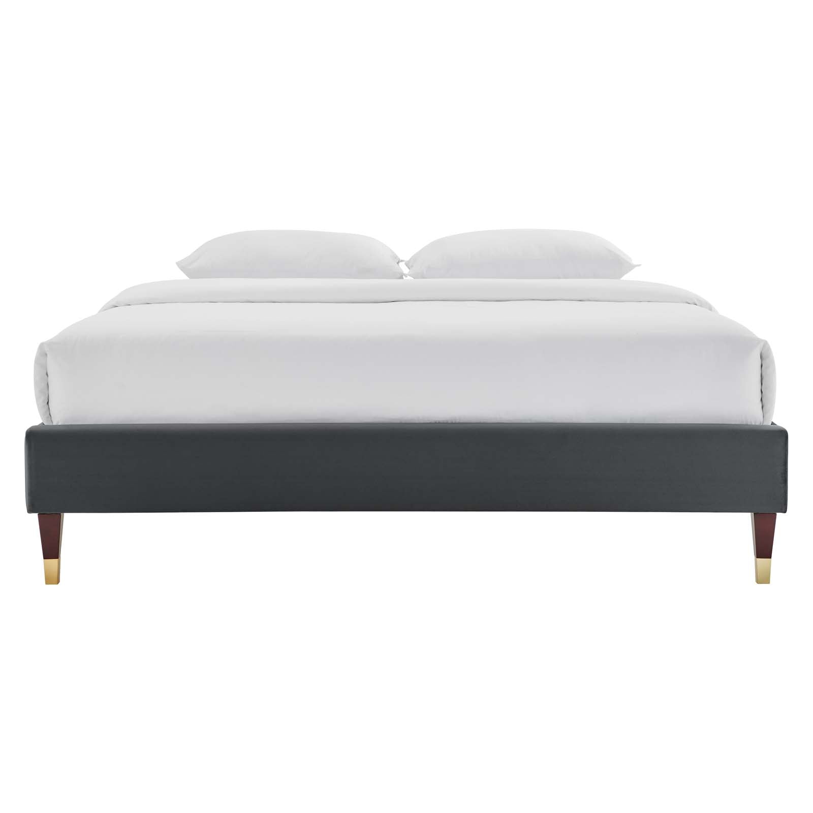 Modway Harlow Queen Performance Velvet Platform Bed Frame |  | 
