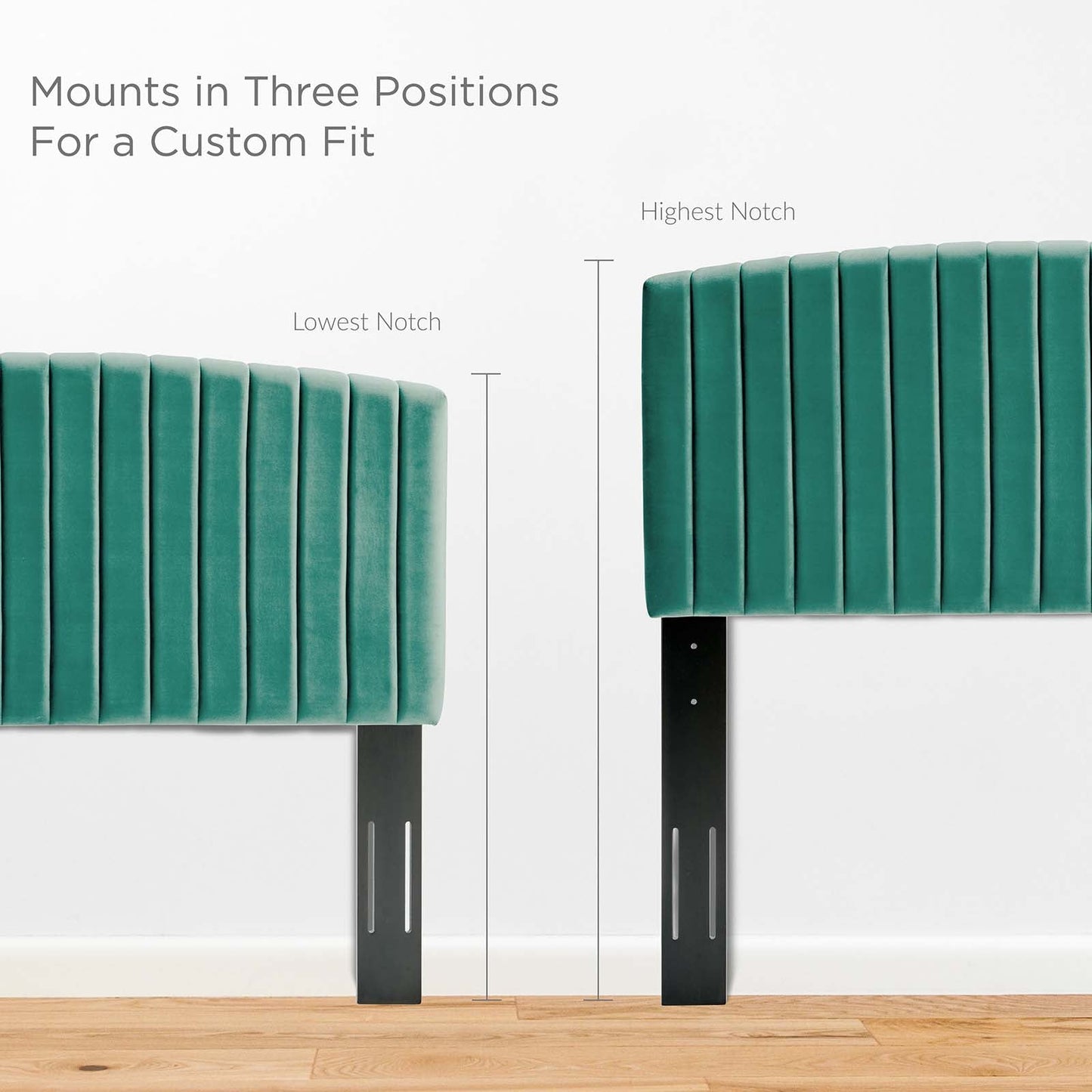 Alessi Performance Velvet Queen Platform Bed By Modway - MOD-6283-CHA | Beds |  Modishstore - 28