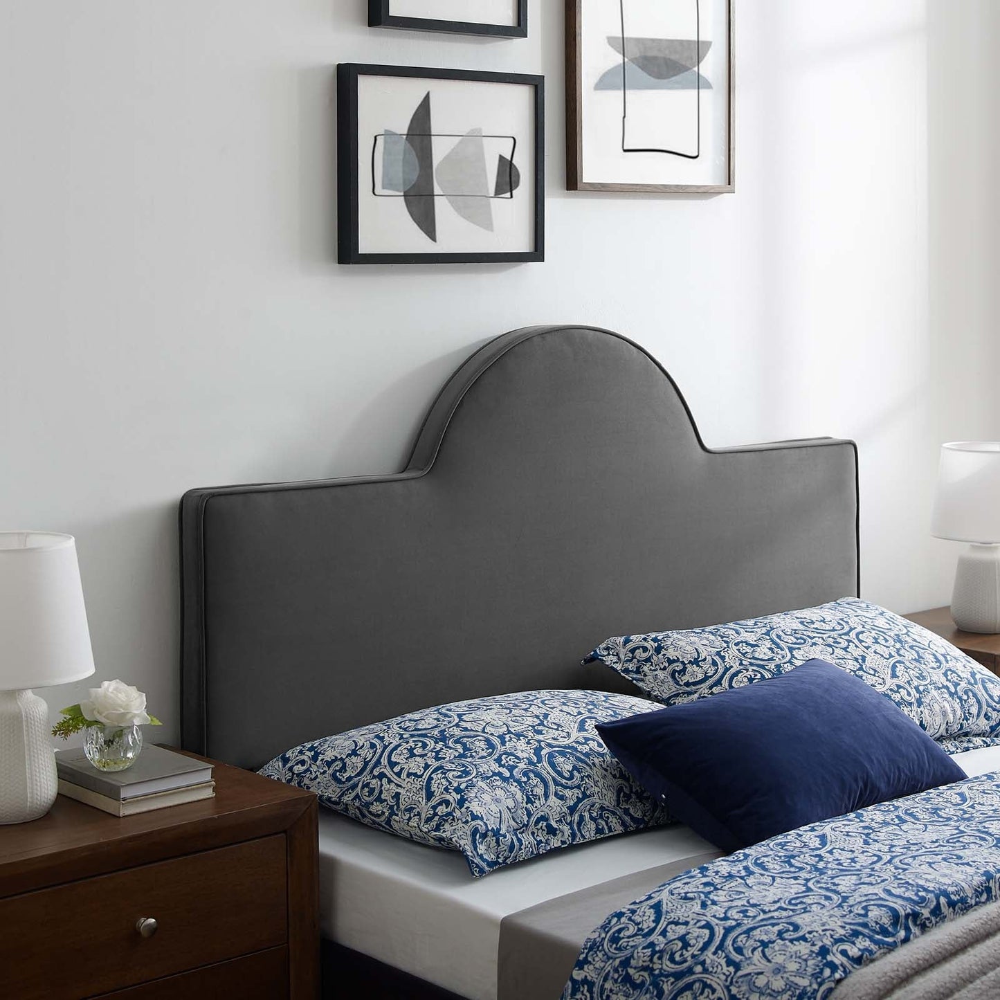 Modway Dawn Full/Queen Performance Velvet Headboard | 