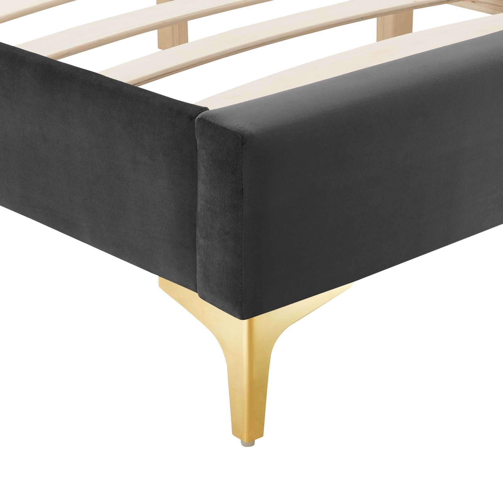 Modway Sutton King Performance Velvet Bed Frame |  | Modishstore-6