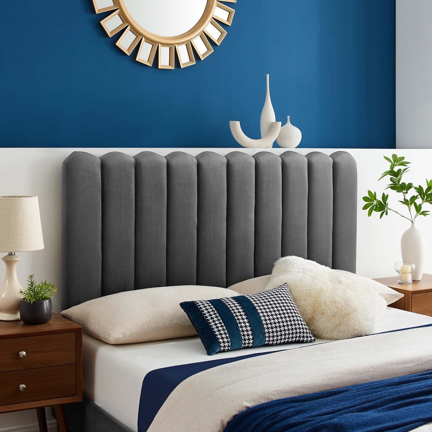 Modway Delilah Performance Velvet King/California King Headboard | Headboards