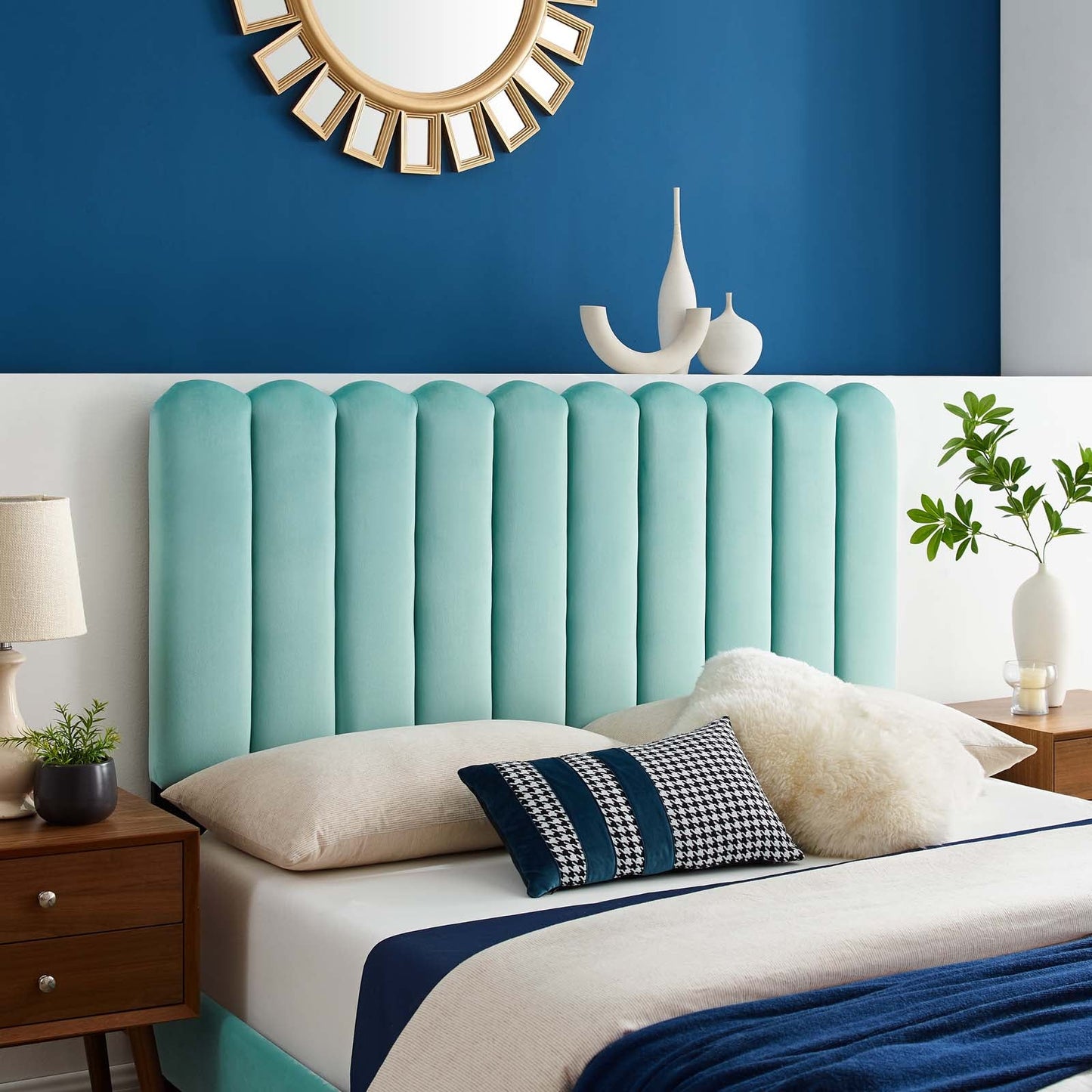 Modway Delilah Performance Velvet King/California King Headboard | Headboards | 