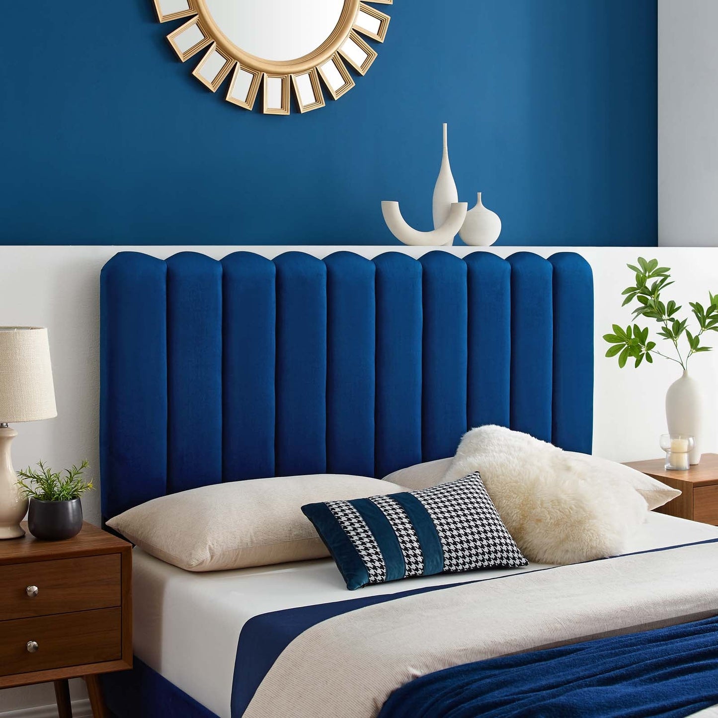 Modway Delilah Performance Velvet King/California King Headboard | Headboards | 