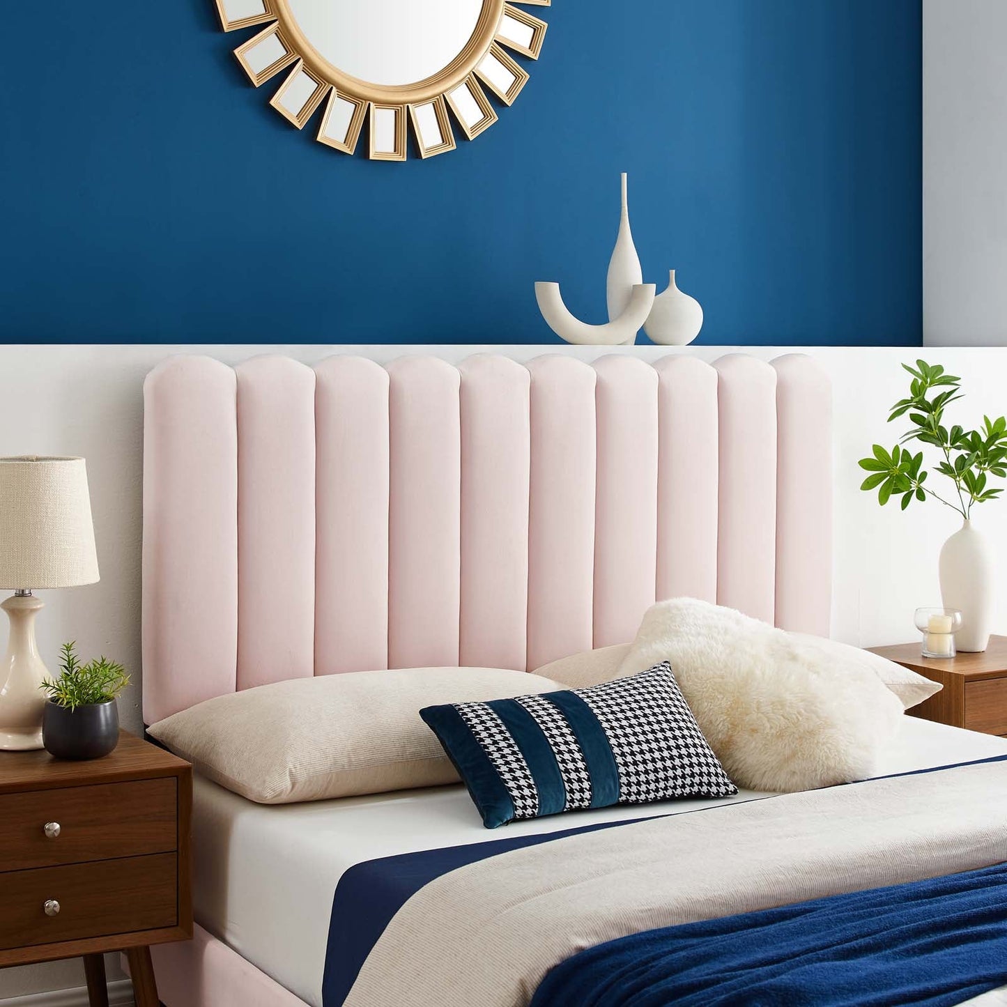 Modway Delilah Performance Velvet King/California King Headboard | Headboards | 