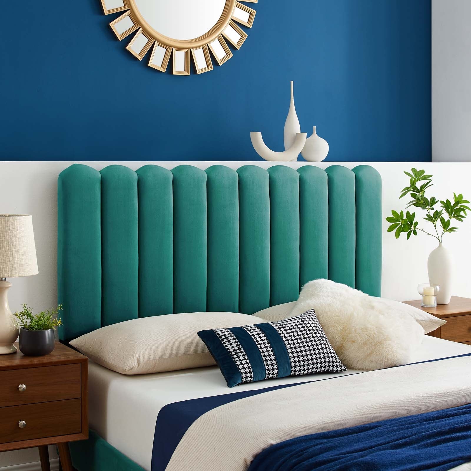Modway Delilah Performance Velvet King/California King Headboard | Headboards | 