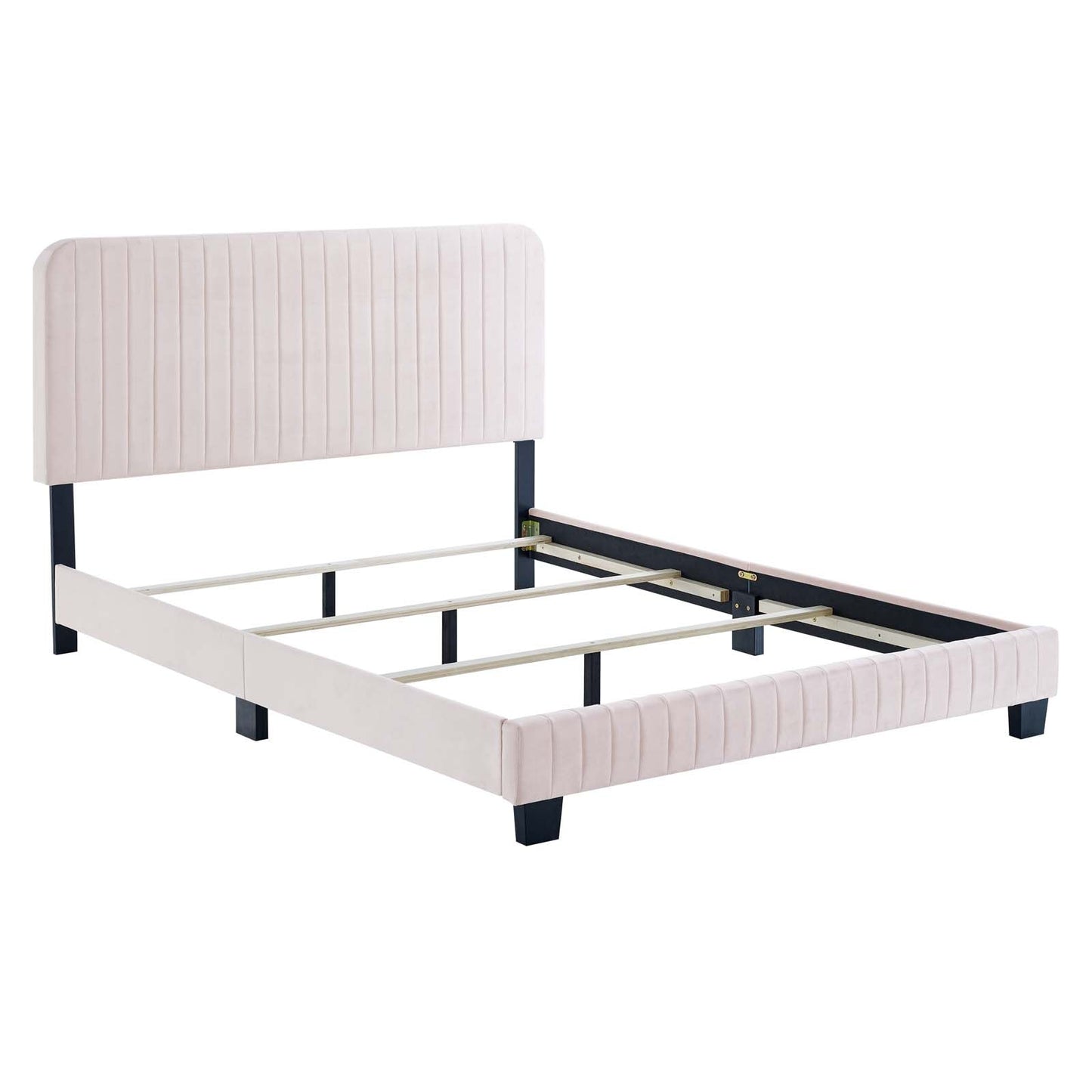 Modway Celine Channel Tufted Performance Velvet King Bed | Beds | 