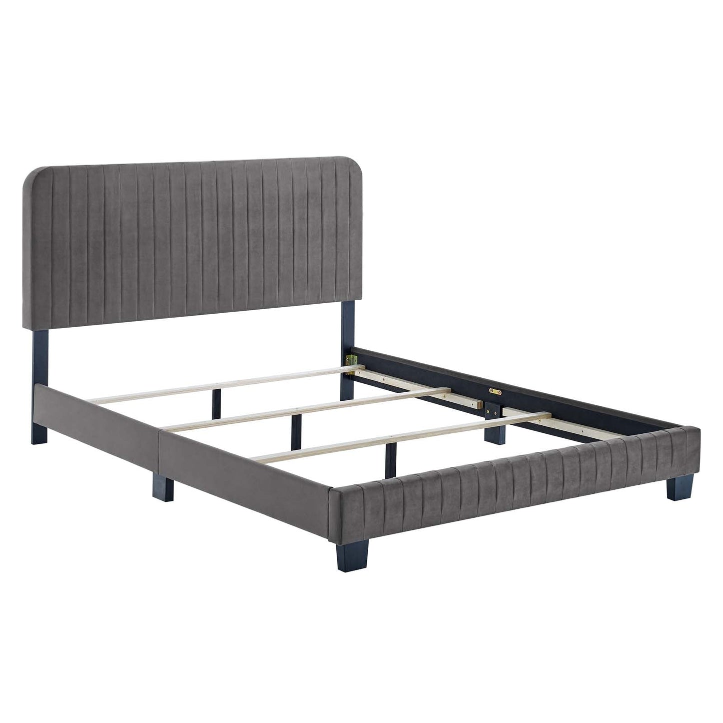 Modway Celine Channel Tufted Performance Velvet Queen Bed | Beds | 
