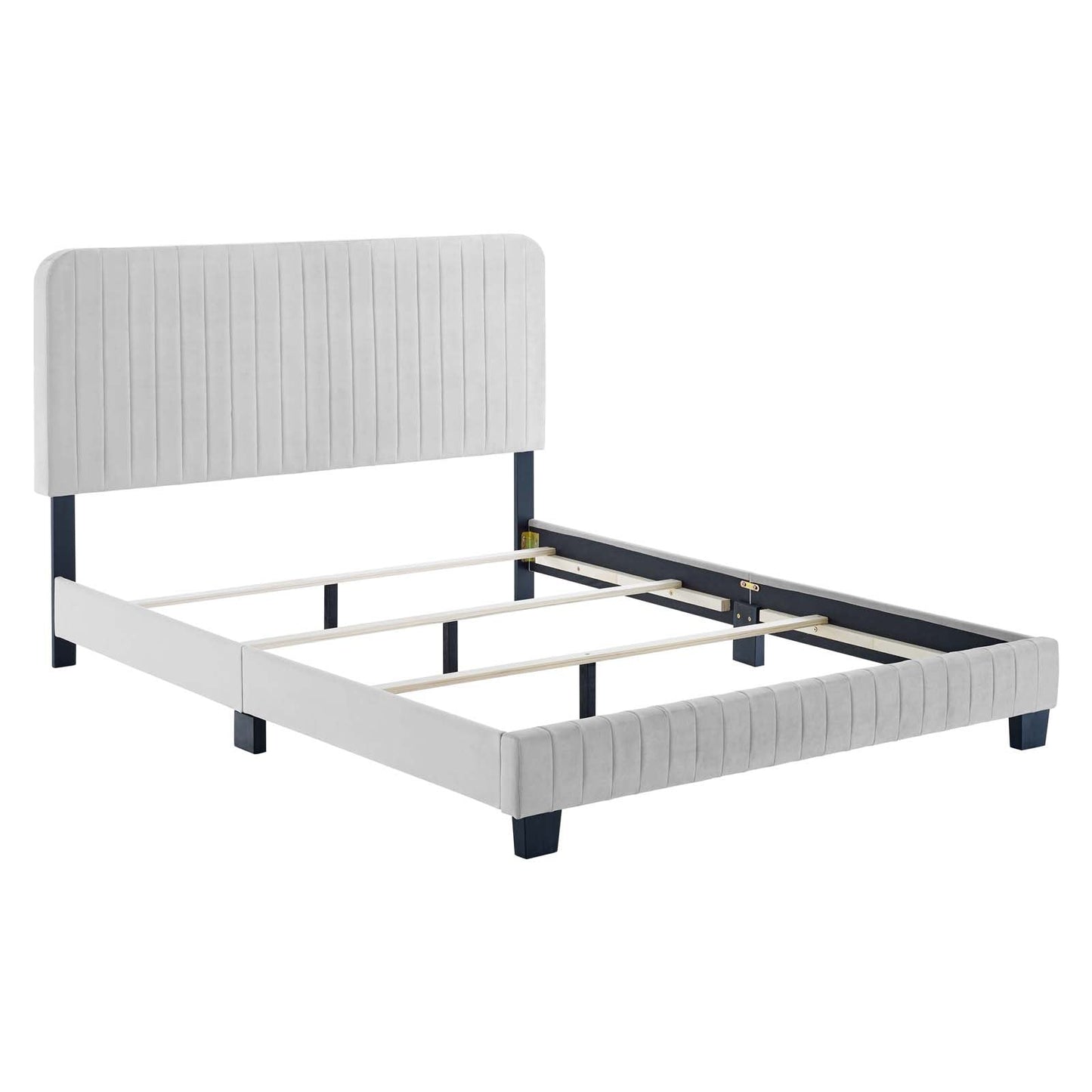 Modway Celine Channel Tufted Performance Velvet Queen Bed | Beds | 