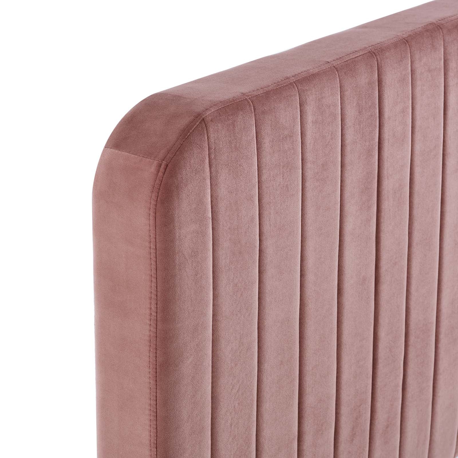 Modway Celine Channel Tufted Performance Velvet Twin Bed | Beds | 