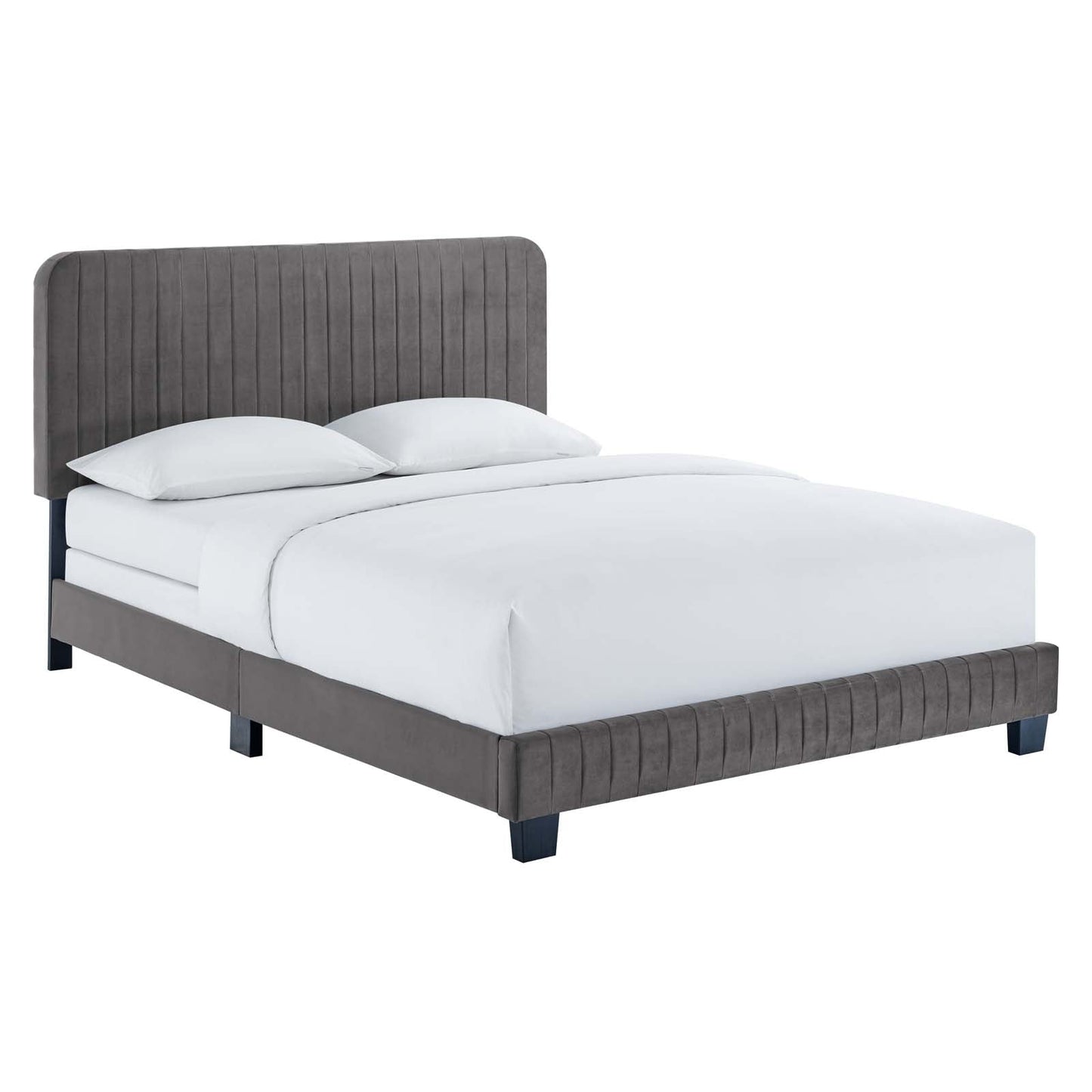 Modway Celine Channel Tufted Performance Velvet Twin Bed | Beds | 