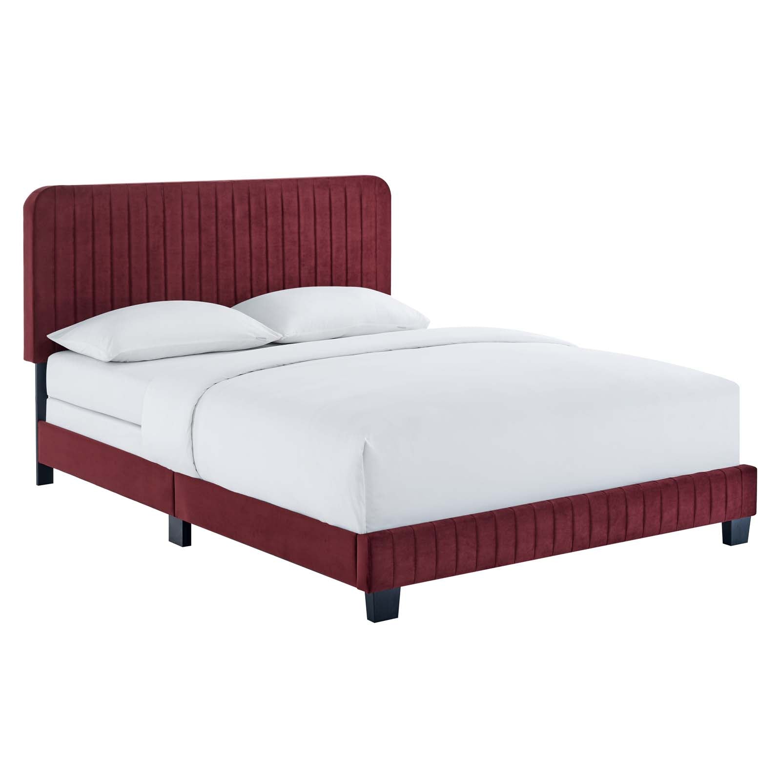 Modway Celine Channel Tufted Performance Velvet Twin Bed | Beds | 