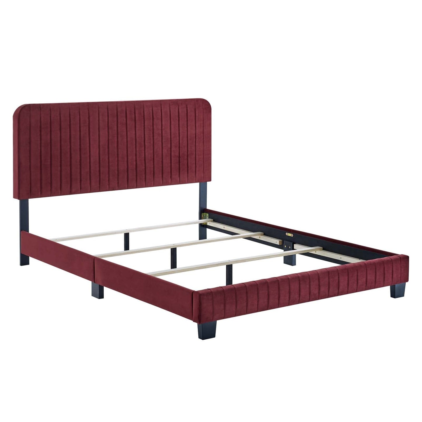 Modway Celine Channel Tufted Performance Velvet Twin Bed | Beds | 
