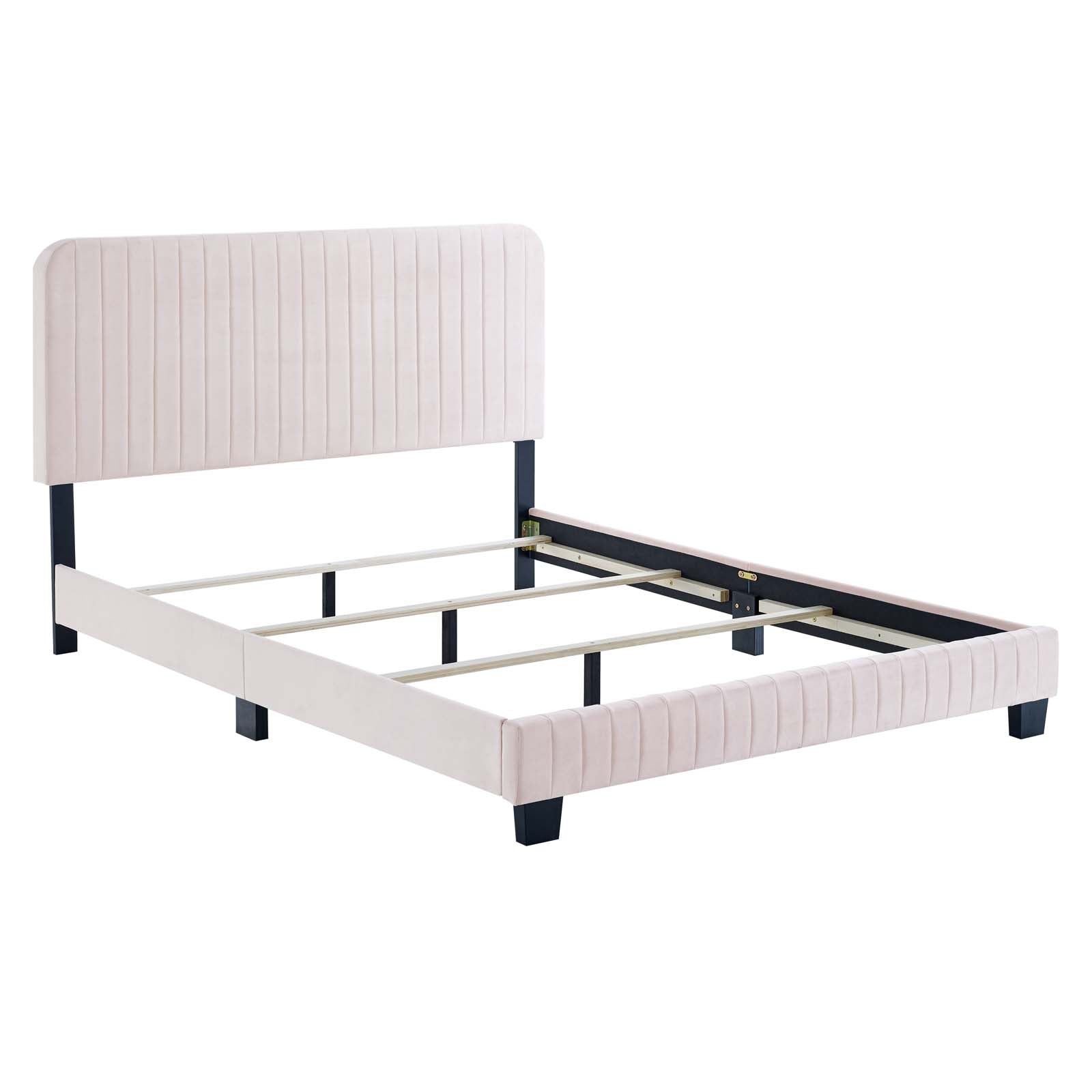 Modway Celine Channel Tufted Performance Velvet Twin Bed | Beds | 