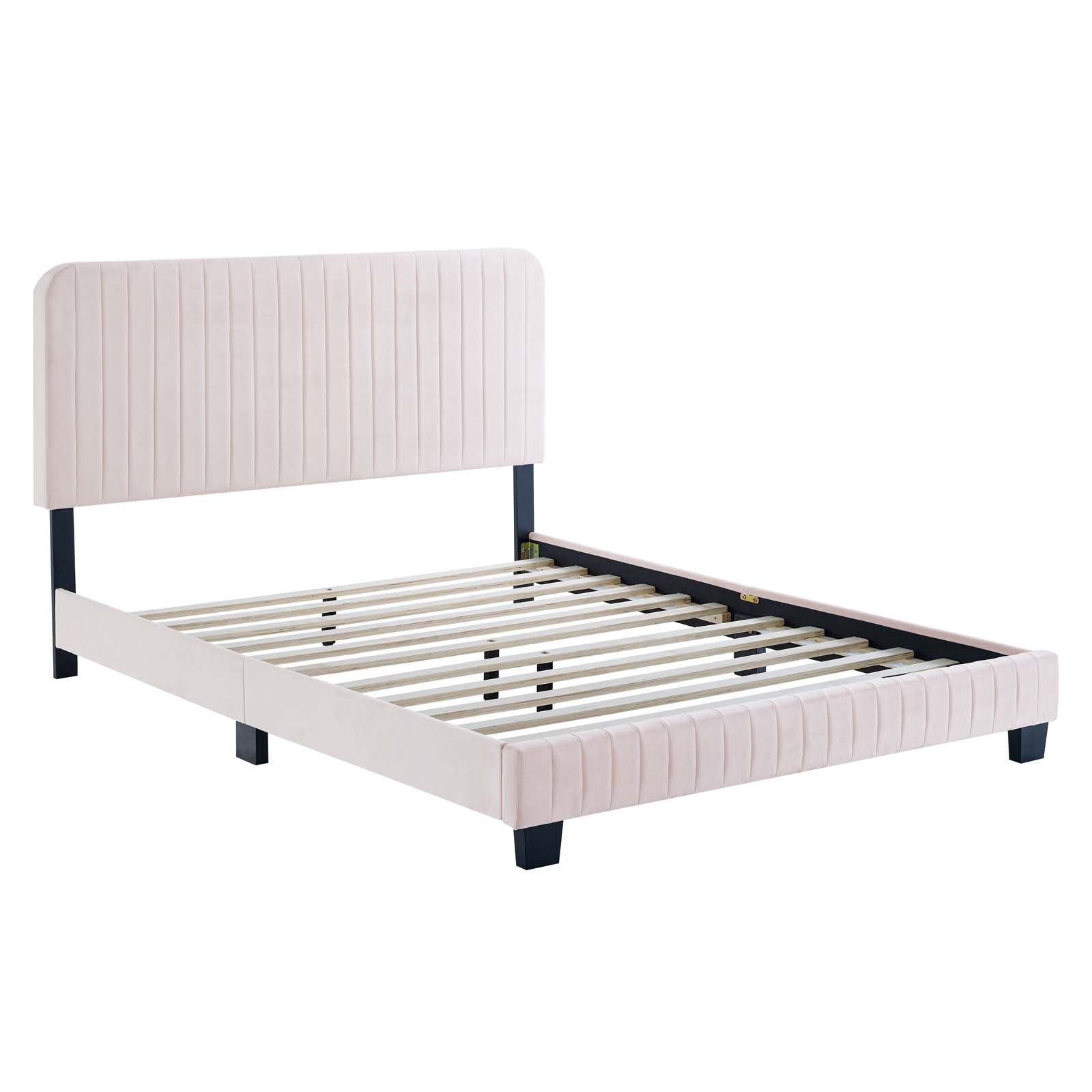 Modway Celine Channel Tufted Performance Velvet King Platform Bed | Beds | 