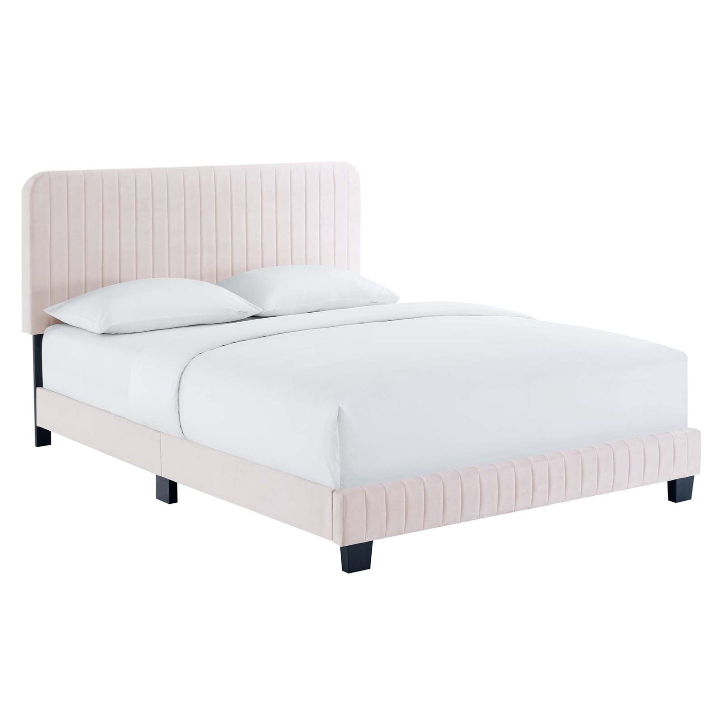 Modway Celine Channel Tufted Performance Velvet Queen Platform Bed | Beds | 