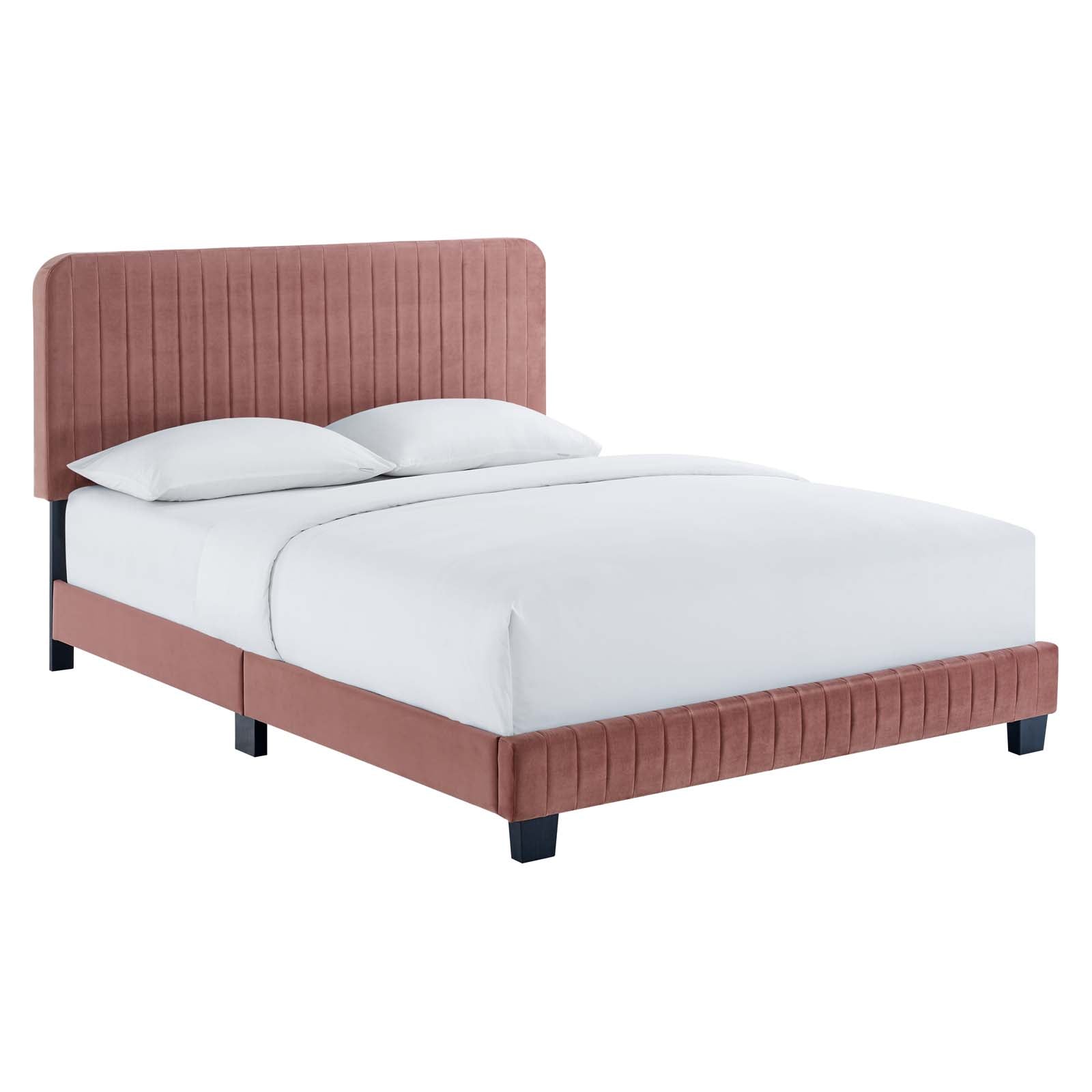 Modway Celine Channel Tufted Performance Velvet Full Platform Bed | Beds