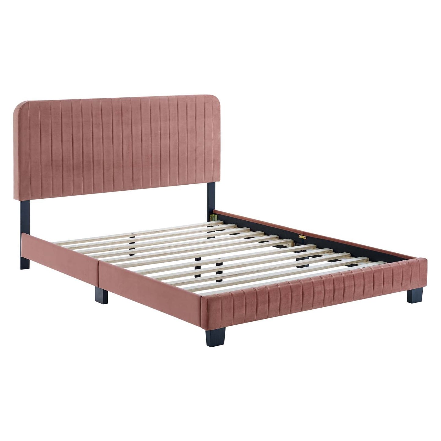 Modway Celine Channel Tufted Performance Velvet Full Platform Bed | Beds | 