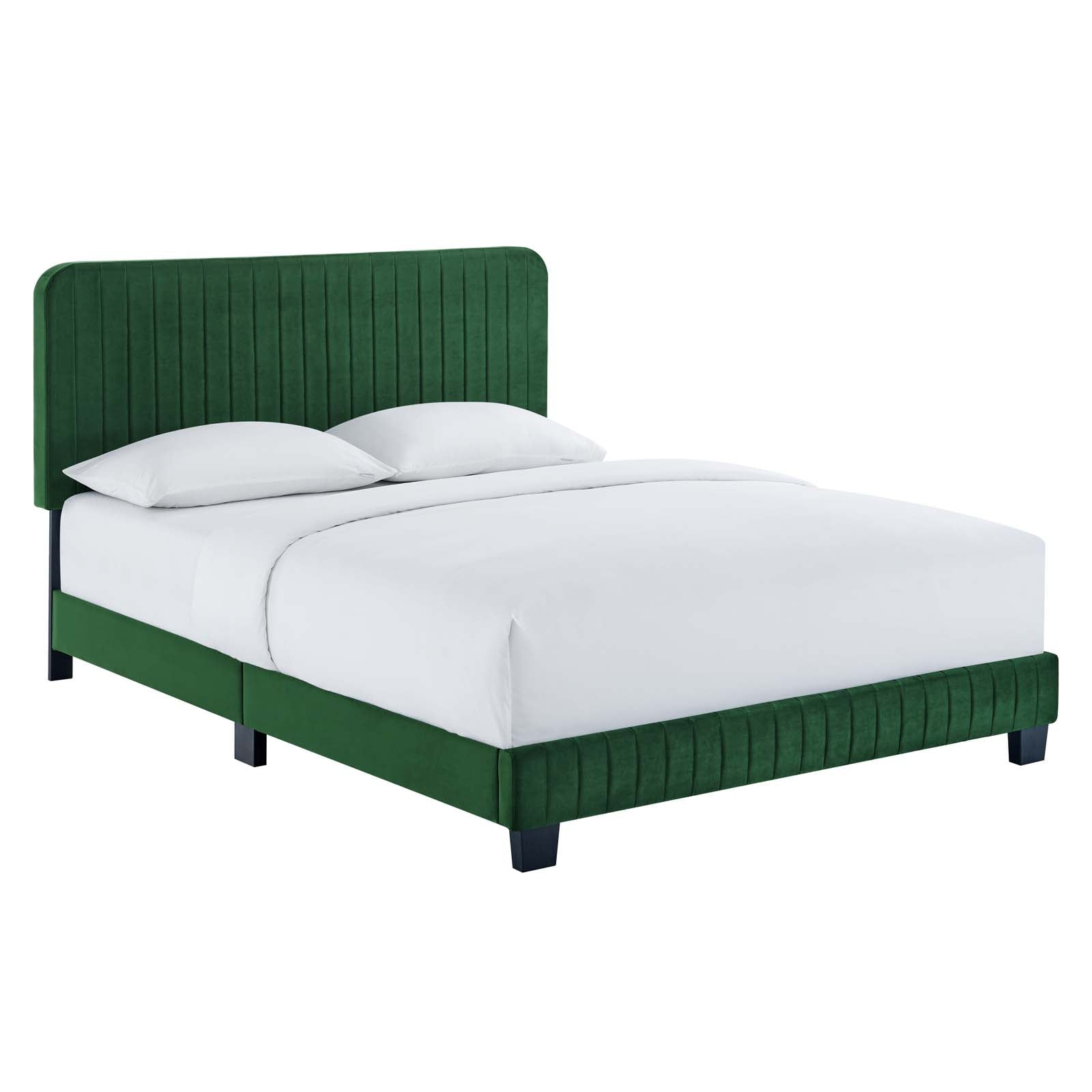 Modway Celine Channel Tufted Performance Velvet Full Platform Bed | Beds | 