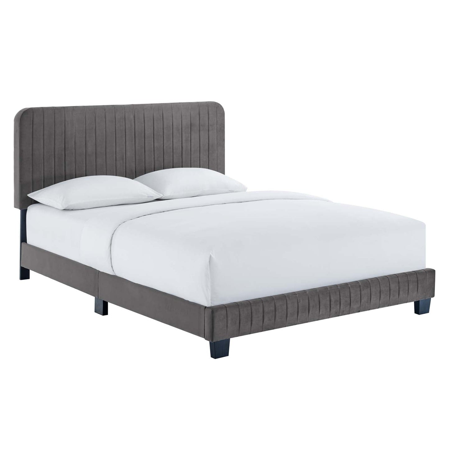 Modway Celine Channel Tufted Performance Velvet Full Platform Bed | Beds | 