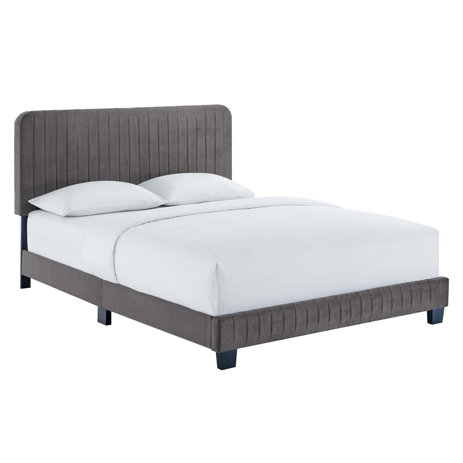 Modway Celine Channel Tufted Performance Velvet Full Platform Bed | Beds | 